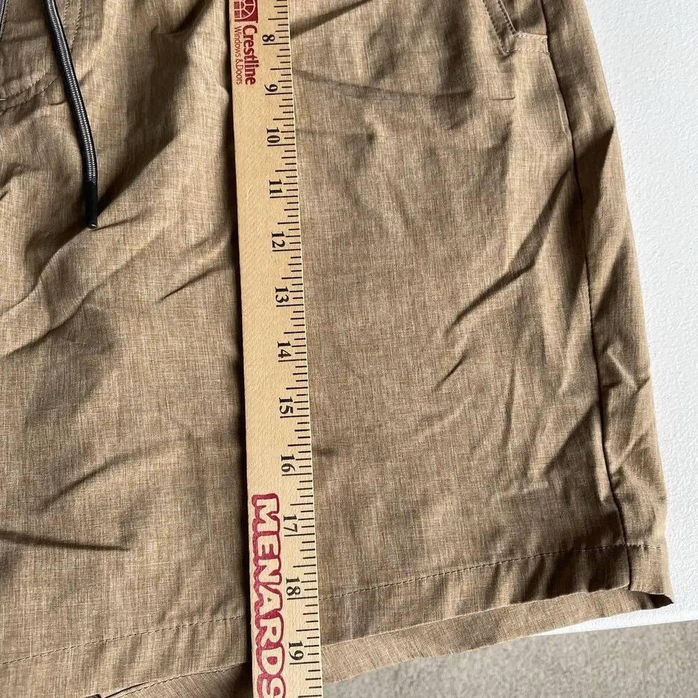 Eddie Bauer Performance Shorts Lightweight Gorpcore Tan Brown Men's Size XL
